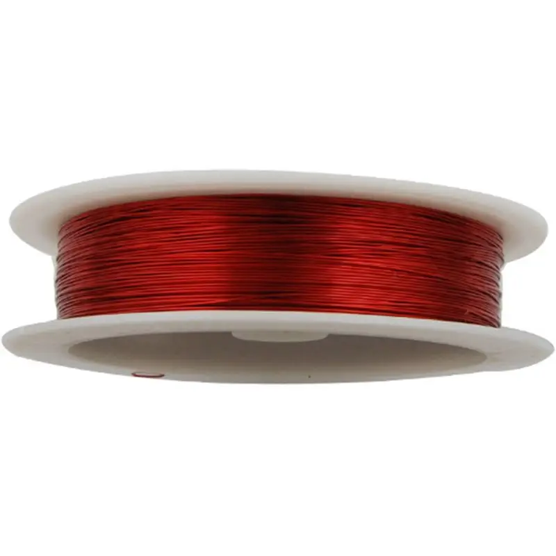 Buy 0.3MM Thick Dark Red Coated Soft Copper Wire, 23M/25 yards/Roll, 28 Gauge