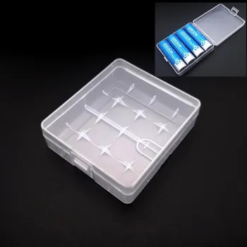 

18350 Battery Case Holder 4x18650 Battery Storage Box Plastic 18500 CR123 Rechargeable Battery Hard Container for Power Bank