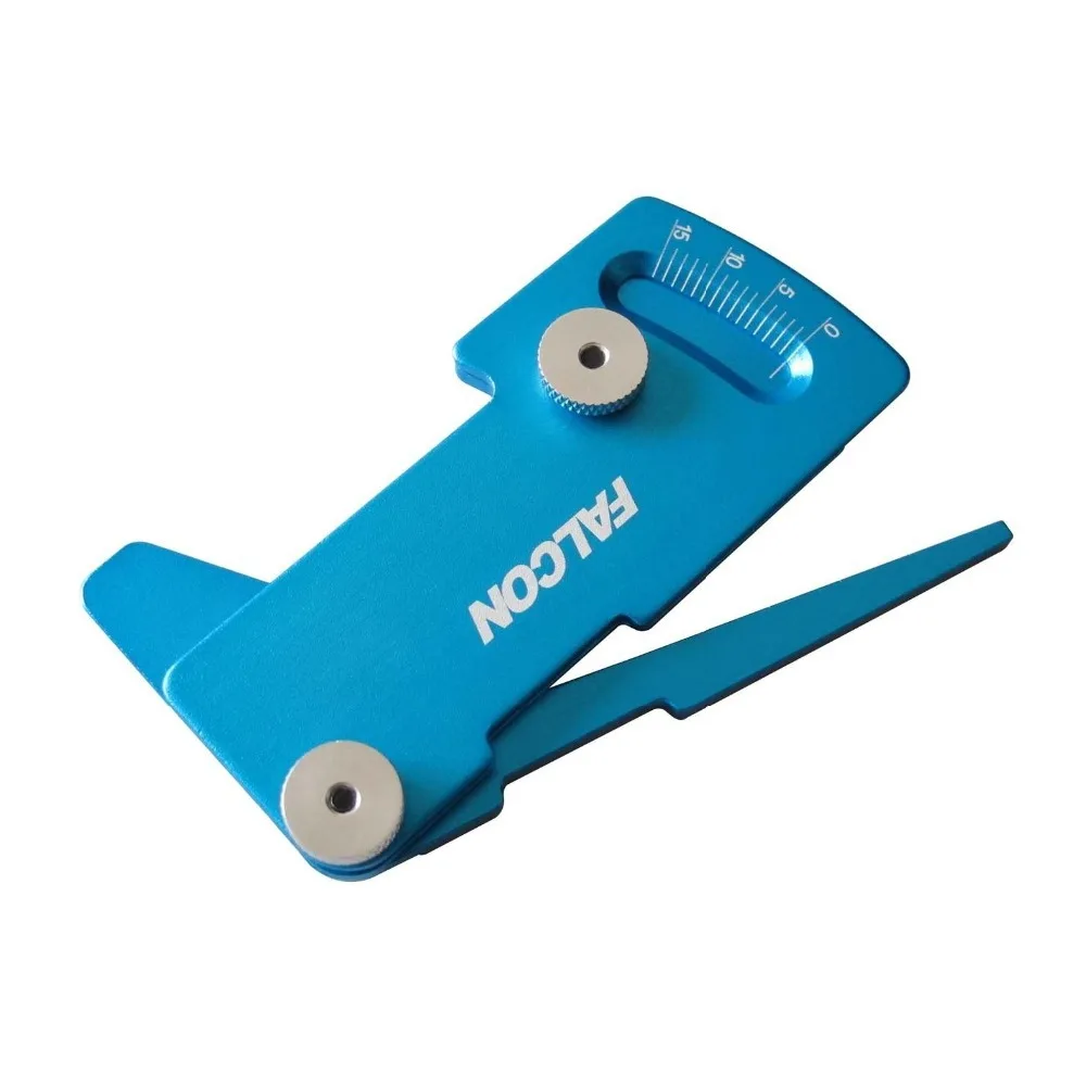 CNC Aluminum Suspension Ride Height & Camber Gauge Tool for 1/10 RC Car Bule / Red for you