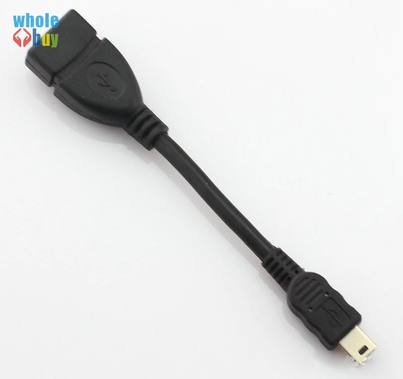 Кабель OTG микро USB 11 см для хоста mini портативного цифрового усилителя DAC