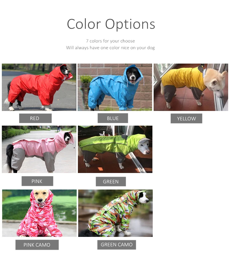 Waterproof Dog Raincoat (1)