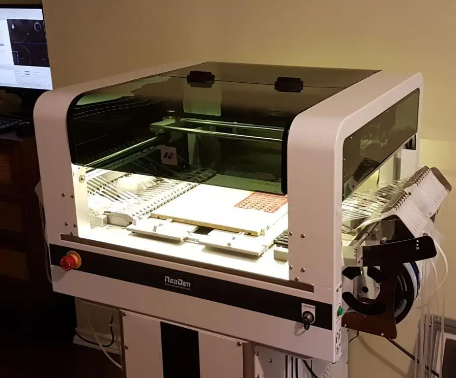 desktop pick and place machine NeoDen4,without rail,16 tape reel feeder