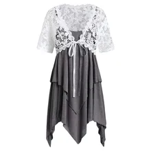 Rose gal Women Plus Size Lace Top With Layered Cami Top Twinset Dress Woman Vintage Loose Dress Two Piece Strap Long Shirt Tunic Rose gal Women Plus Size Lace Top With Layered Cami Top Twinset Dress Woman Vintage Loose Dress Two Piece Strap Long Shirt Tunic