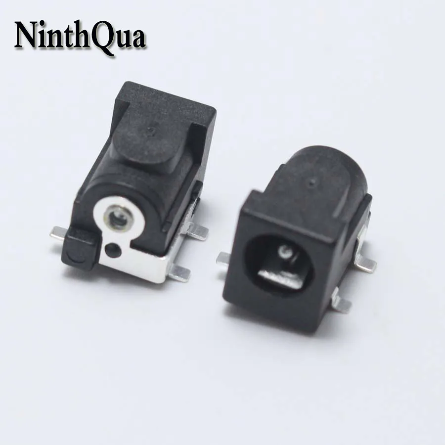 

5PCS 6.4*2.0mm DC Power jack Switch Connector 6.4mm*2.0mm 0.5A 30V 4Pin SMD Audio Panel Mounting Socket for TV LCP PC ect