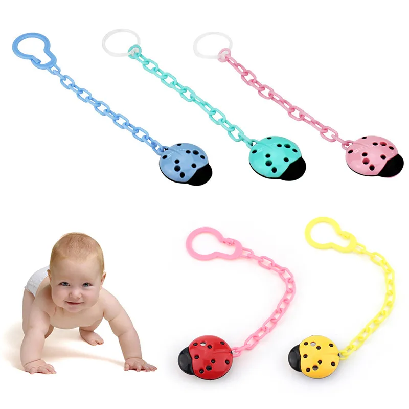 

1Pcs/Lot Anti-Off Tail Pacifier Clip Holder Baby Dummy Soother Suspender Toddler Baby DIY Pacifier Chain Making 23mm