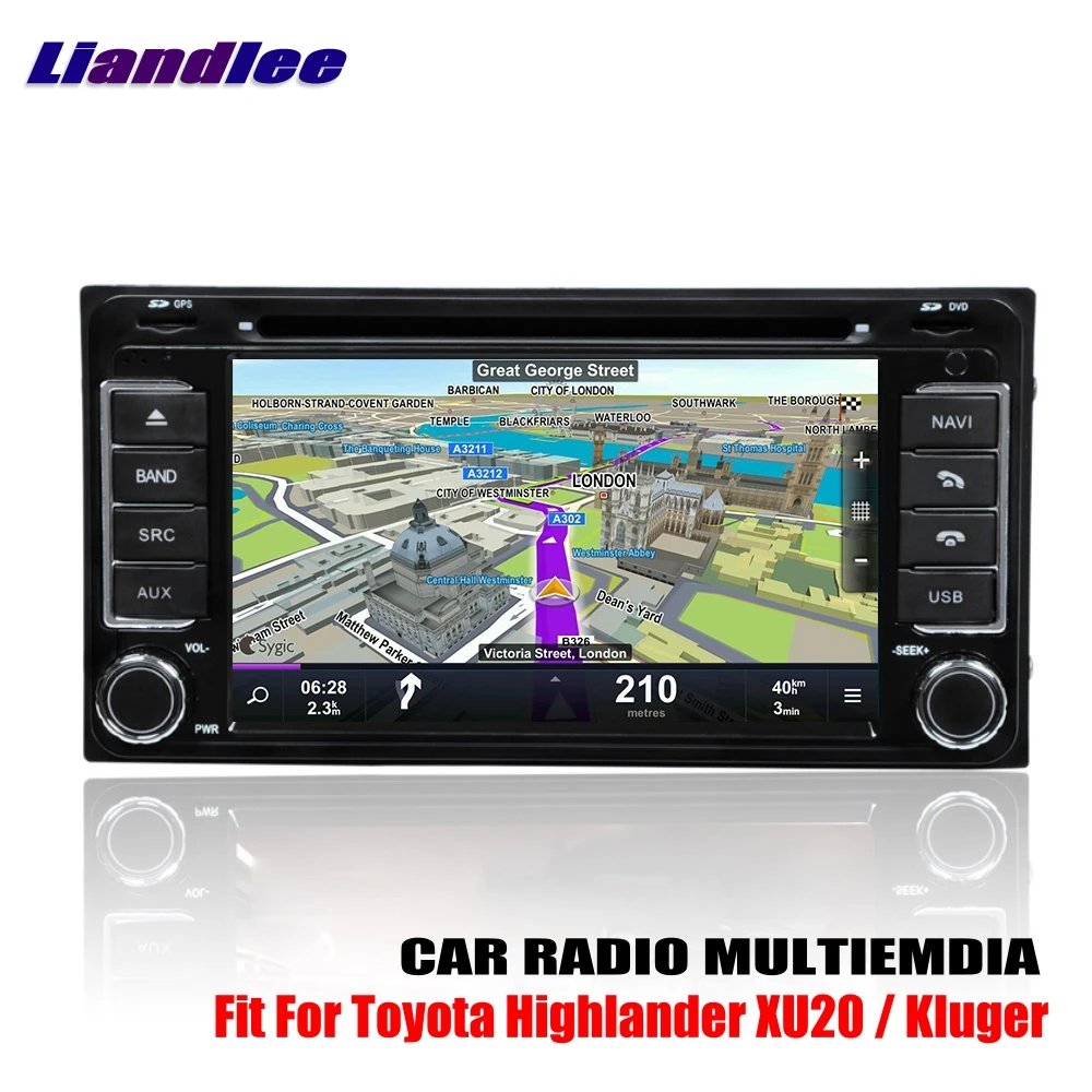 Flash Deal Liandlee For Toyota Highlander XU20 / Kluger 2000~2007 Android Car Radio CD DVD Player GPS Navi Navigation Maps Camera OBD TV 1