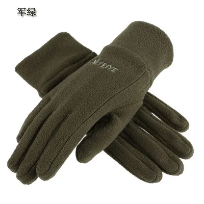 

Men fleece Winter outdoor Cycling Gloves Touch Screen hiking Gloves Shockproof MTB Road Full Finger Bicycle Riding Gloves Men