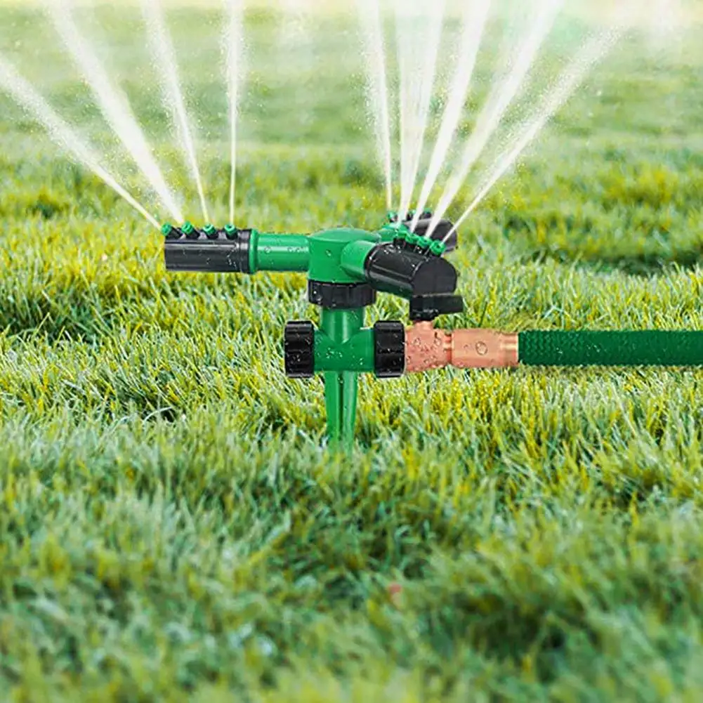 Automatic 360 Degree Rotating Lawn Sprinkler Hose Garden Lawn