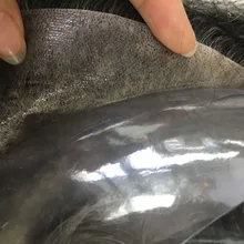 Eversilky Супер Натуральные мужские волосы сменный блок шелковистые волосы система парик настоящие европейские волосы инъекции поли кожа прямые