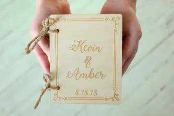 

Personalized Wedding Engagement Book Ring Holder Ring ,Wedding Ring Holders Jewelery dish,Engraved Stand for rings wedding favor