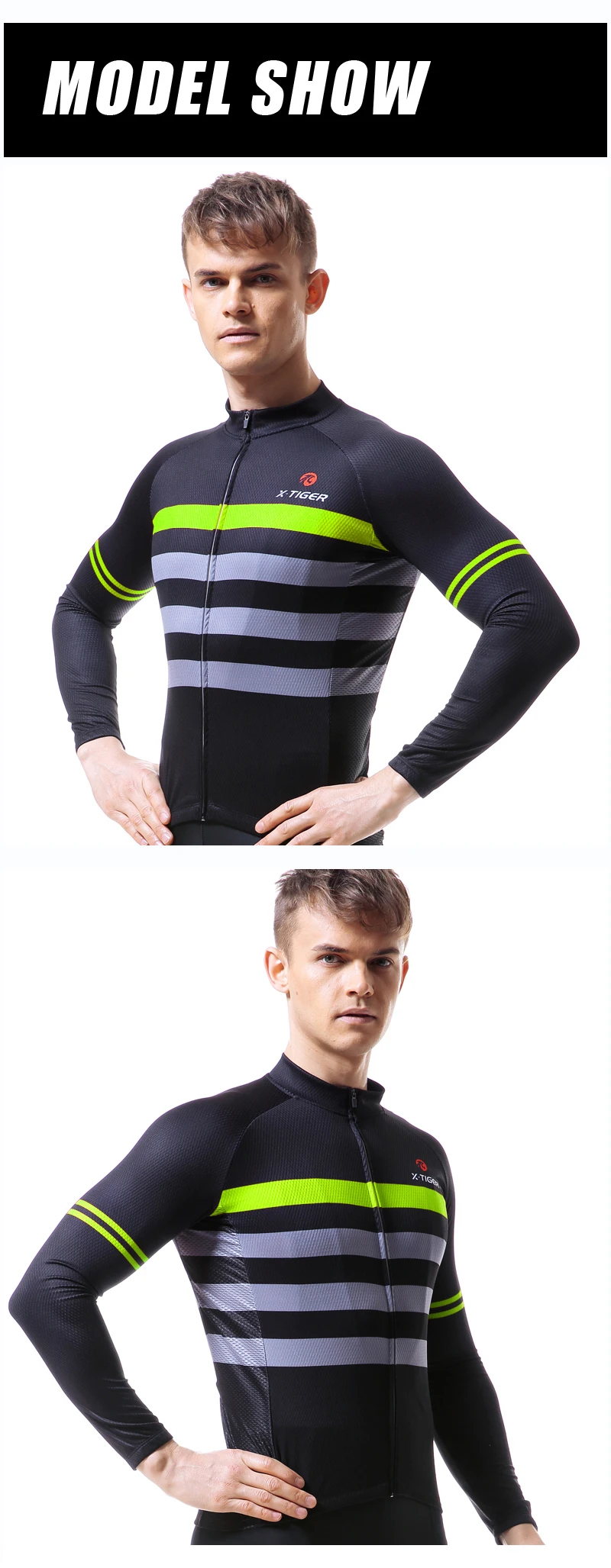 X-TIGER, осенняя одежда для велоспорта с длинным рукавом, одежда для велоспорта, одежда для велоспорта