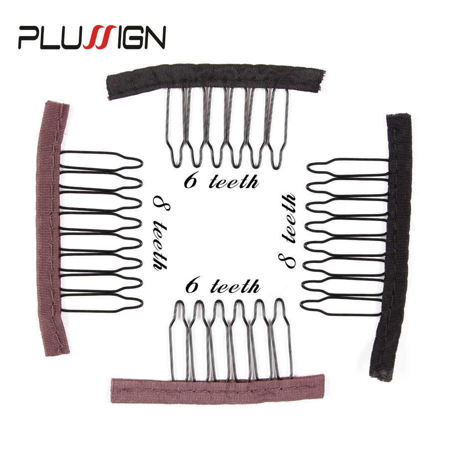 Plussign Wig Clips Combs 10 Pcs/Pack Wig Combs Hair Clips For
