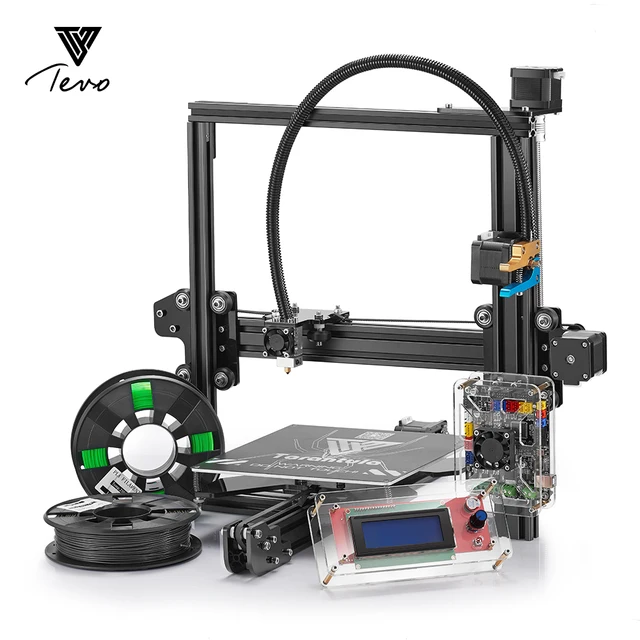 Extraordinary Offers 2018 Newest TEVO Tarantula 3D Printer Impresora 3D DIY Impressora 3D with Filament micro SD Card Titan Extruder I3 3d printer