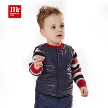 2015 winter vest for baby boys cotton padded vest waistcoat children winter outerwear soild color baby