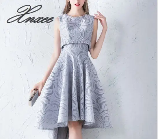 

2019 new irregular party slim sweet dress