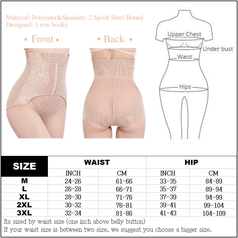 Plus-Size-Womens-Waist-Trainer-Cinchers-Body-Shaper-Girdle-Faja-Tummy-Control-Underwear-Shapewear