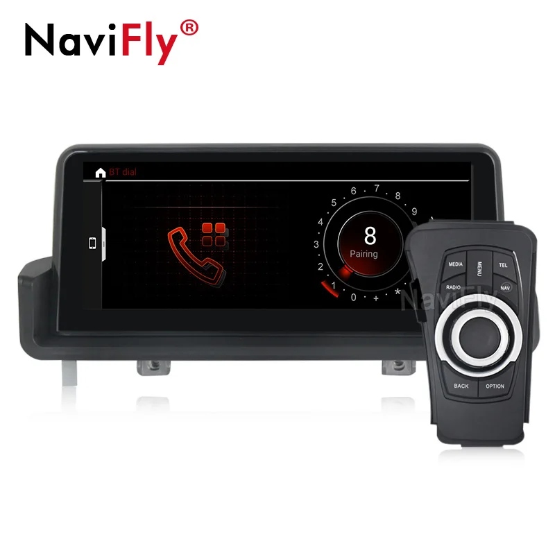 Clearance NaviFly 4GB+64GB 8 core Android 9.0 GPS Navigation Car multimedia player for BMW 3 series E90 E91 E92 E93 10.25 inch IPS screen 1