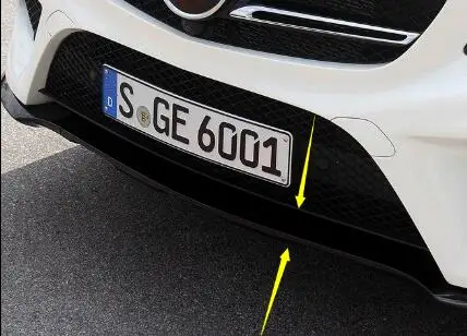 Для Mercedes-Benz GLE320 GLE350D GLE400 GLE450 GLE43 отделка переднего бампера полоса передняя губа