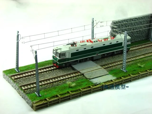 Поезд Хо масштабная модель миниатюрный песочный стол сцена поезд витрина