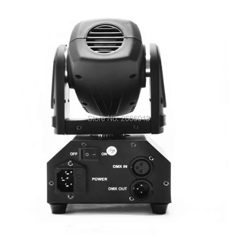مصغرة LED 10 W بقعة شعاع تتحرك رئيس ضوء RGBW 4IN1 DMX512 LED أضواء للمسرح مصطربة للترفيه المنزلي المهنية المرحلة