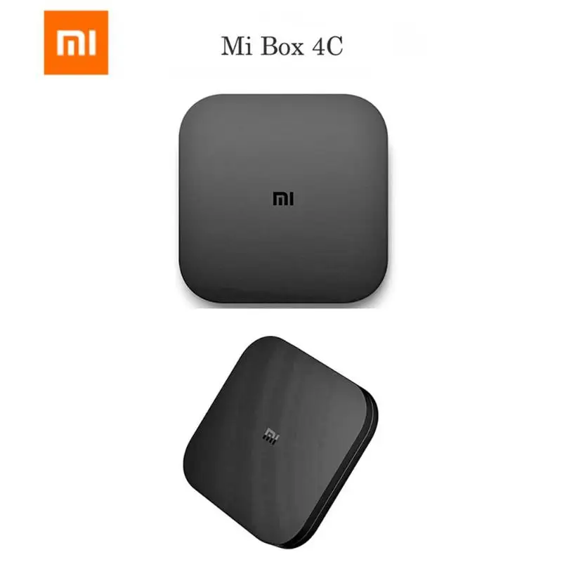 Оригинальная версия CN Xiaomi Mi Box 4c Android 6,0 Amlogic Cortex-A53 четырехъядерный 1G 8G 2,4 GHz WiFi 4K HDR телеприставка медиаплеер