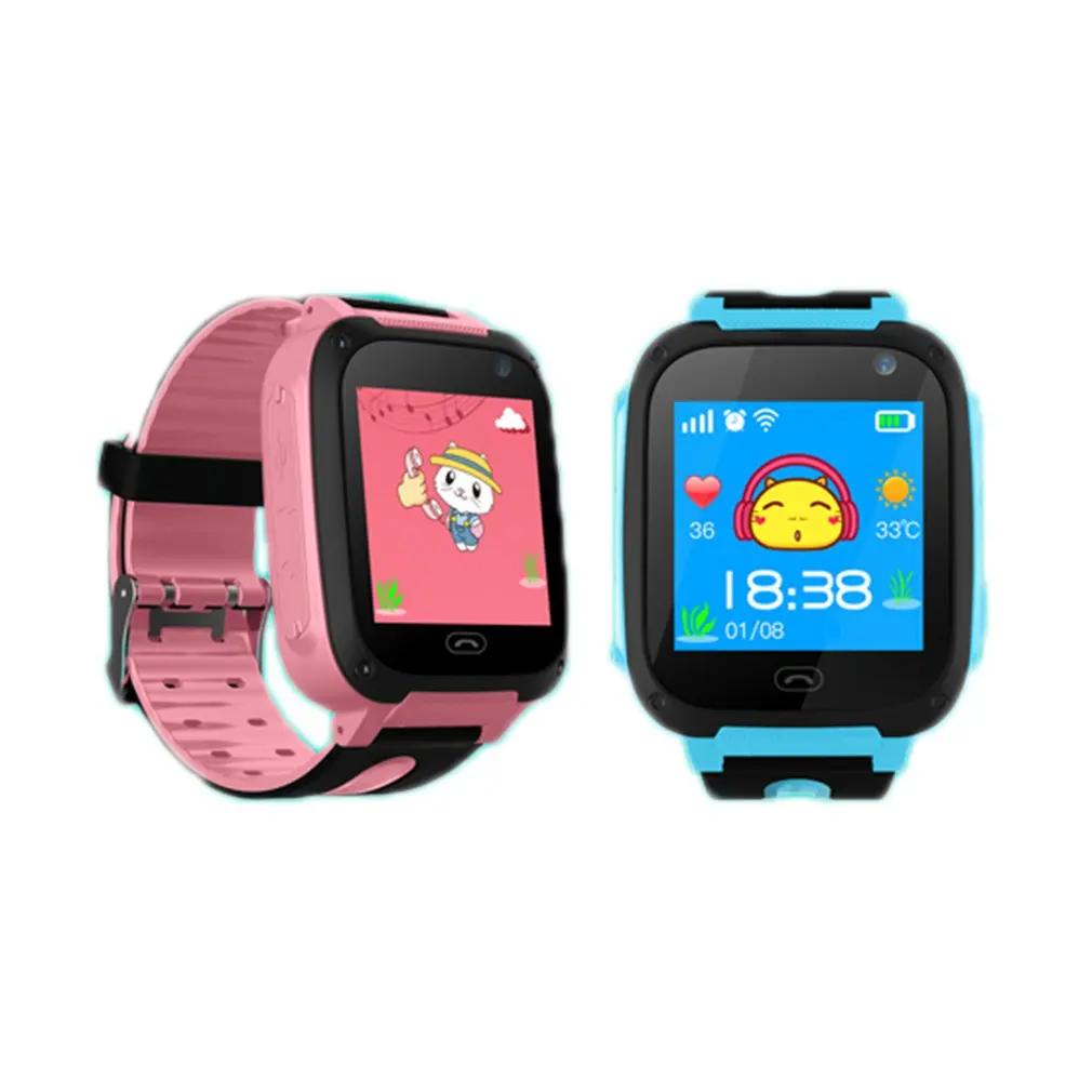 Детские умные часы с сенсорным экраном, Детские Безопасные часы, подарки на день рождения