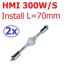 2 xLot сценическая лампа HMI 300 W/S 300 Вт короткая 70 мм металлическая галогенная лампа галогенные лампы натриевые лампы движущаяся головка