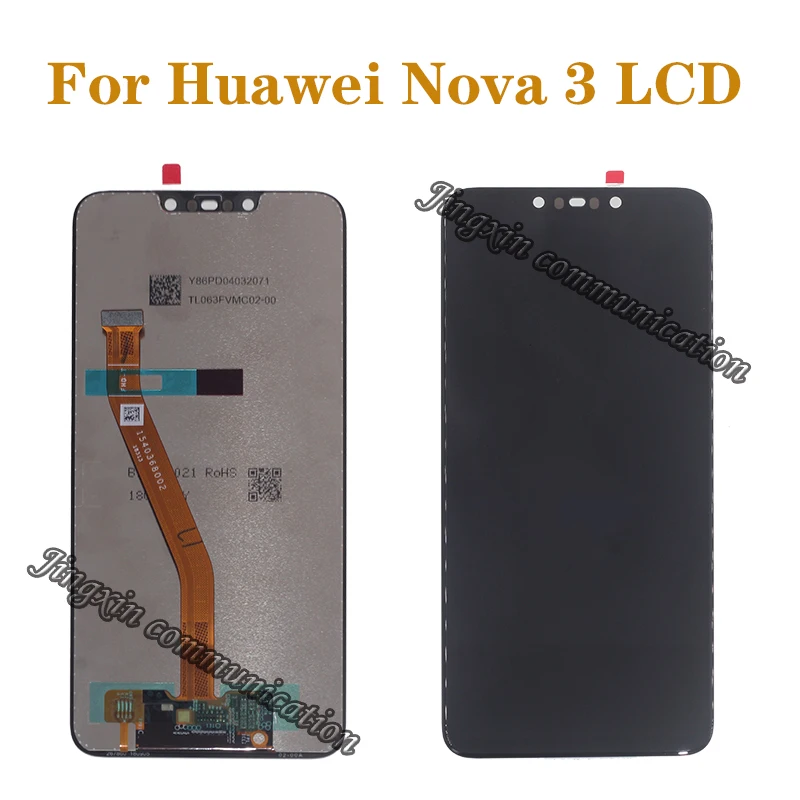 

6.3" Original LCD display for Huawei Nova 3 LCD touch screen digital converter replaced for Huawei Nova3 display repair parts