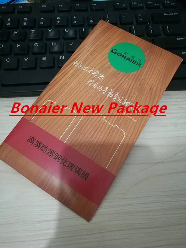 Новое стекло Bonaier для глобальной версии Xiaomi Redmi Note 8 Pro, полностью проклеенная пленка из закаленного стекла, Черная защитная пленка для экрана+ бесплатные подарки