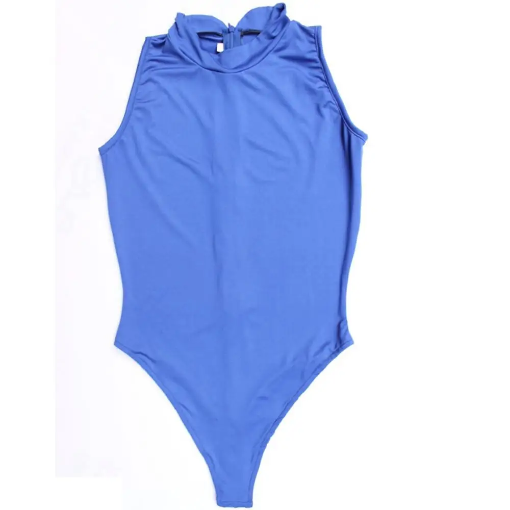Meise Ice Silk Сексуальное Женское боди с Т образным шаговым швом высоким вырезом трико