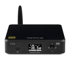 Топпинг D50S CSR8675 Bluetooth 5,0 ES9038Q2M декодирование аудио USB DAC XMOS XU208 DSD512 32 бит/768 кГц OPA1612 USB/OPT/коаксиальный вход