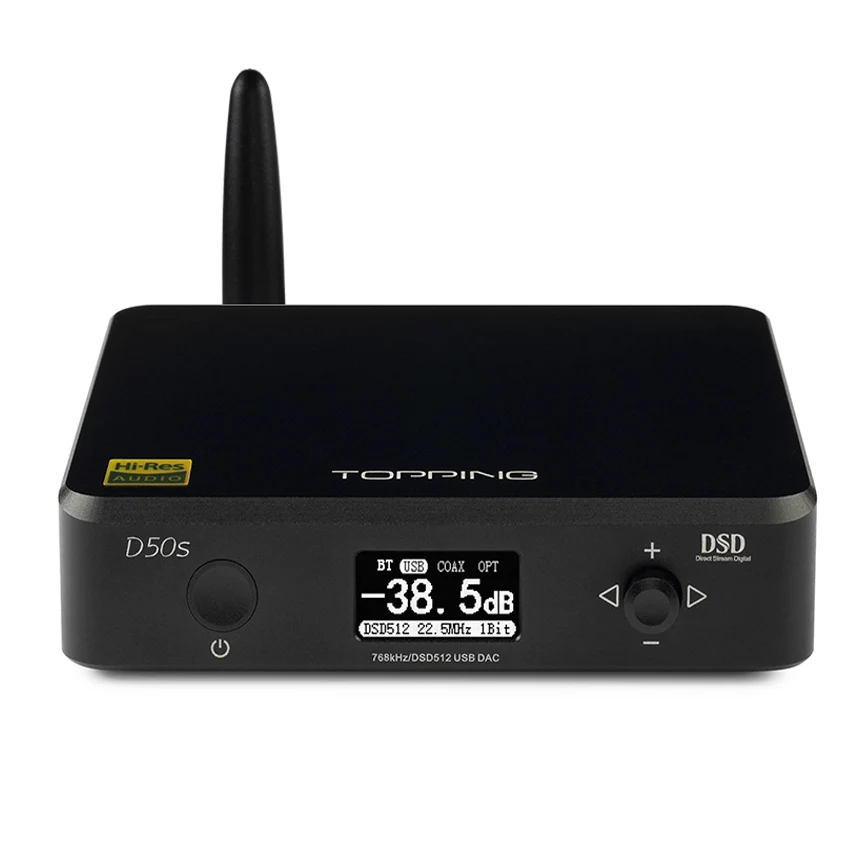 Ceny Polewa D50S CSR8675 Bluetooth 5.0 ES9038Q2M dekodowania dźwięku USB DAC XMOS XU208 DSD512 32Bit 768 Khz OPA1612 USB OPT koncentryczny wejście