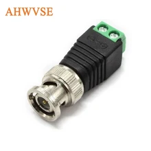 20Pcs/lot Mini Coax CAT5 To Camera CCTV BNC UTP Video Balun Connector Adapter BNC Plug For CCTV System Accessories Free Shipping