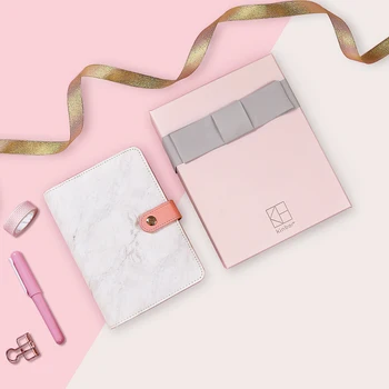 

13 Accessories Gift Box Stationery Set Fashion Leather Journal Organizer Planner Refillable Diary A6 Spiral Binder Diary