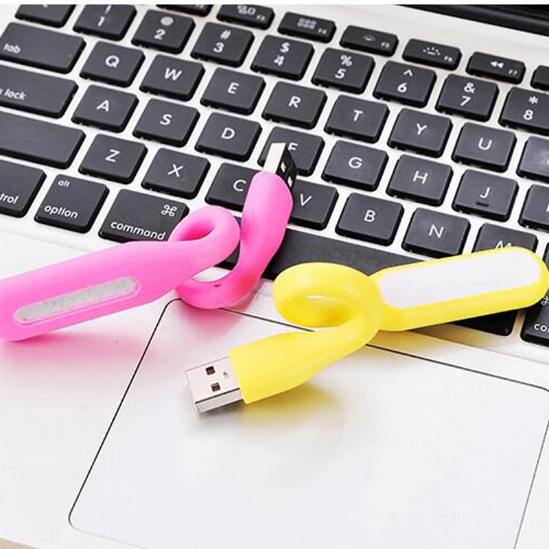 5 шт. мини Гибкая USB портативный Настольный светильник светодиодный малой