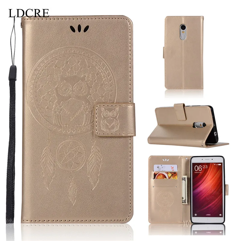 

For Cover Redmi Note 4 Case Flip Leather Case for Xiaomi Redmi Note 4X Soft Wallet Cover For Redmi Note 4 Phone Bag Case LDCRE