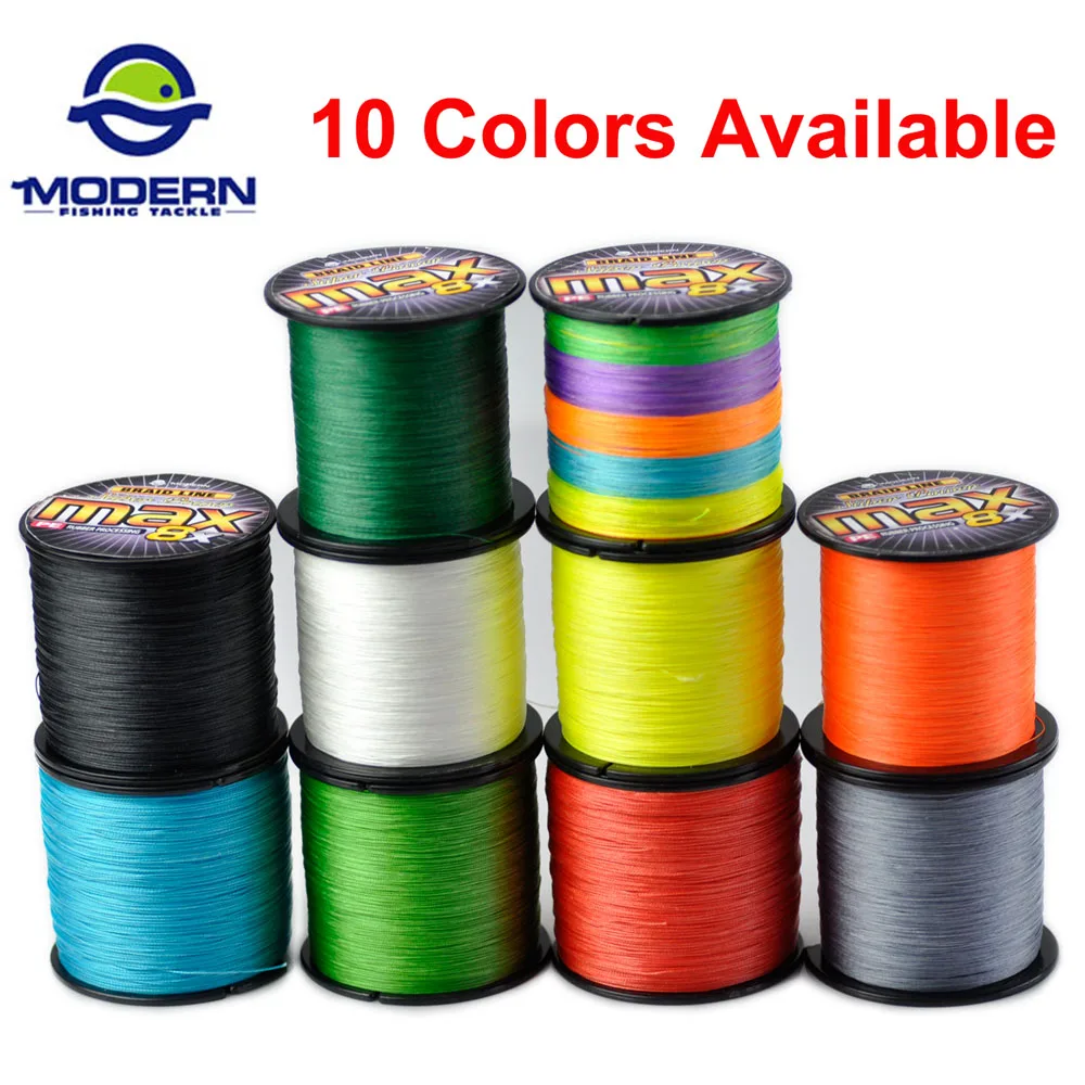 Best 300M MODERN Fishing Line MAX 8X Japan Multifilament PE Wear resistant Braided Fishing Rope 8 Strands Braided Wires 20 to 100LB