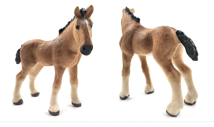 DIY Имитация модели животного милая фигурка лошади пластиковая бонсай для домашнего декора миниатюрное украшение для сада в виде Феи современные аксессуары