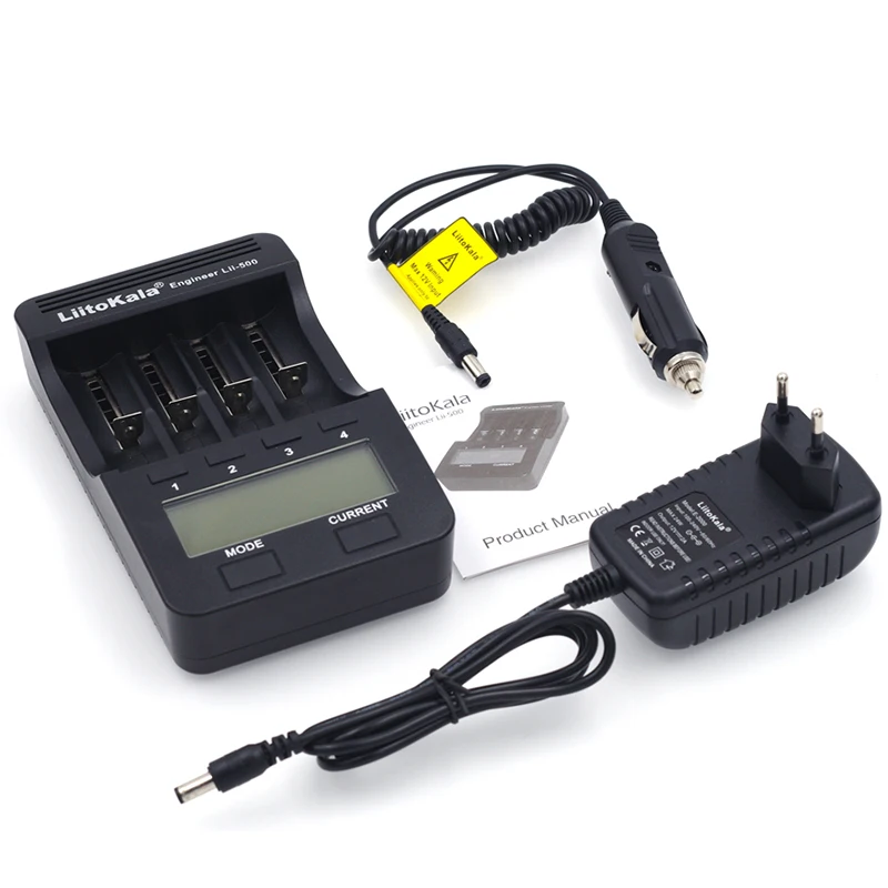 Liitokala Lii-500 LCD Battery Charger, Charging 18650 18350 18500 16340 10440 14500 26650 1.2V AA AAA NiMH Battery Liitokala Lii-500 LCD Battery Charger, Charging 18650 18350 18500 16340 10440 14500 26650 1.2V AA AAA NiMH Battery
