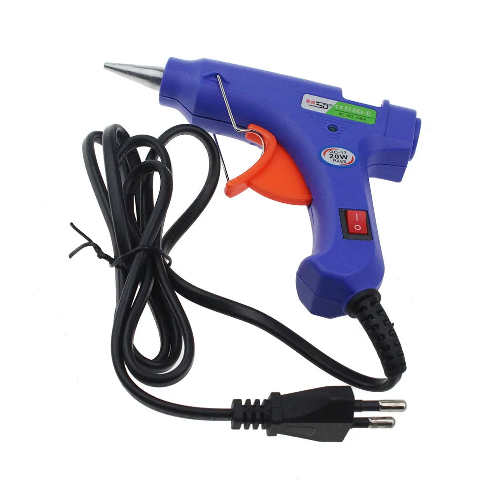 רובי דבק Ninth World Professional High Temp Heater 20W Hot Glue Gun