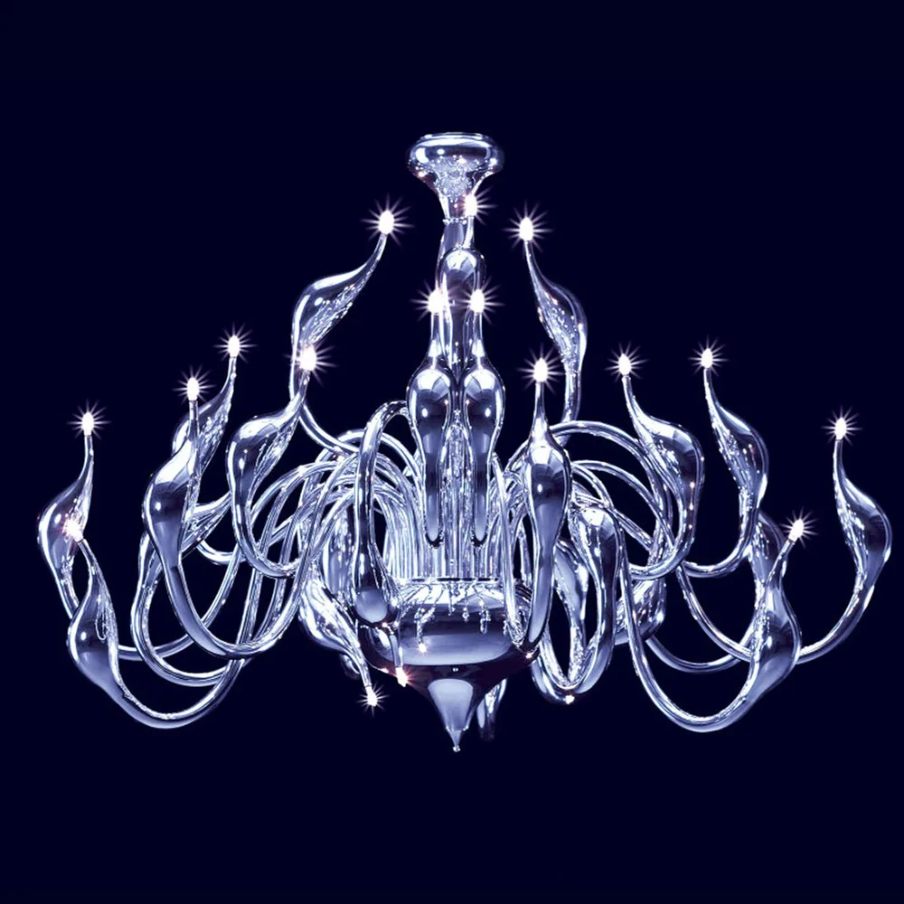FedEx Free shipping 36 lights swan neck metal pendant lamp modern dinning lamp lighting chandelier LED