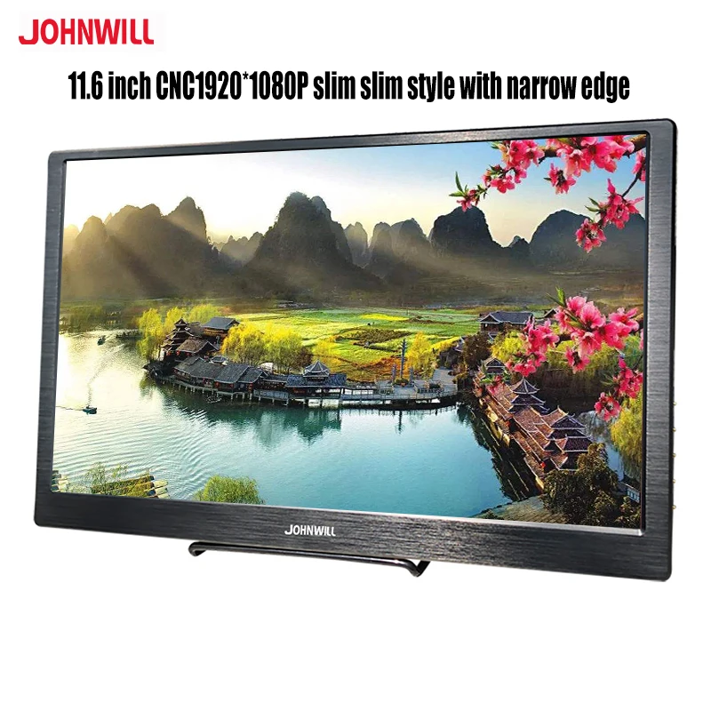 

11.6 "CNC ultra-thin frame 1920*1080 portable display LED PC office Windows console raspberry PI mini TV