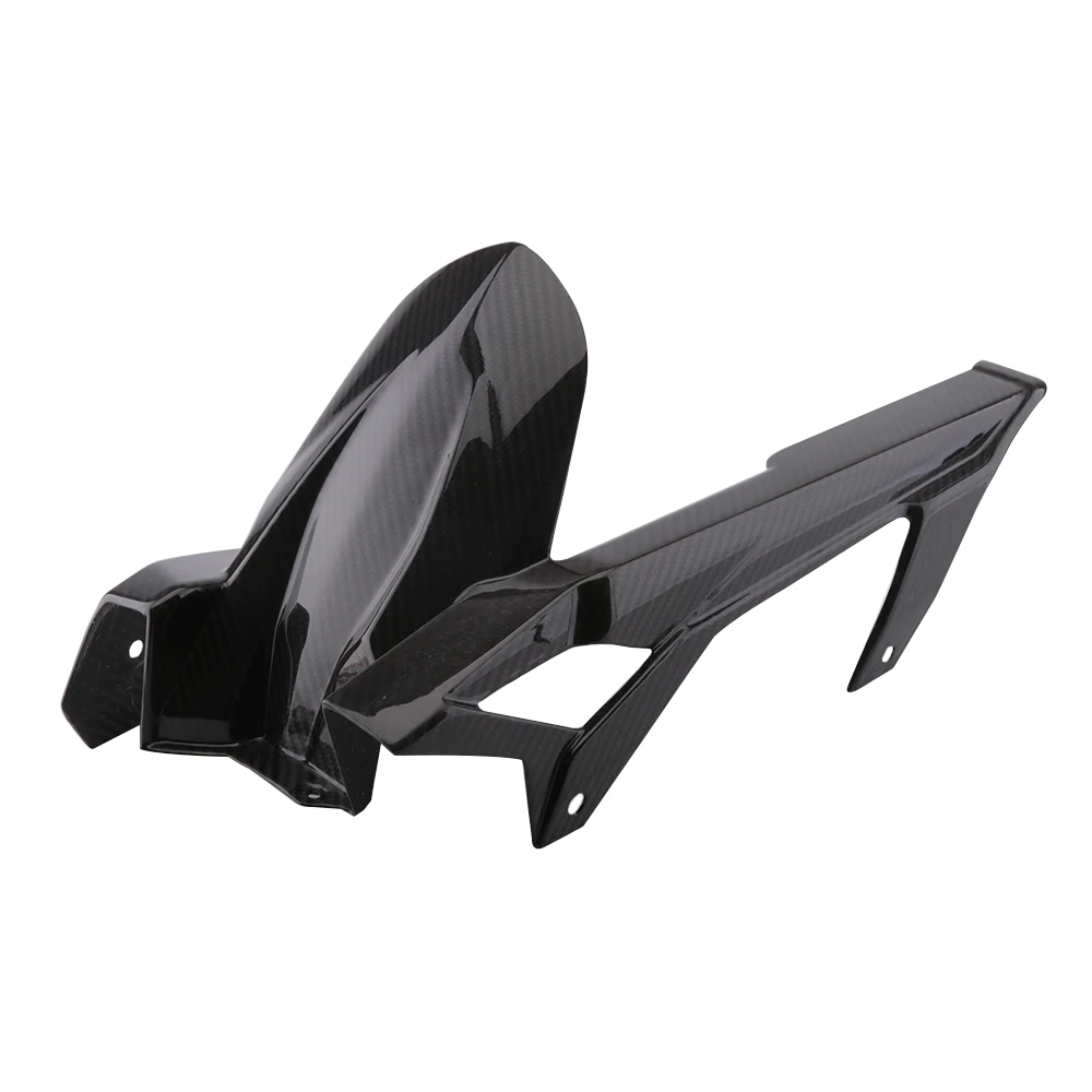SMOK Motorcycle Carbon Fiber Rear Fender Splash Mud Dust Guard Mudguard For Kawasaki Ninja 400 2018 (10)