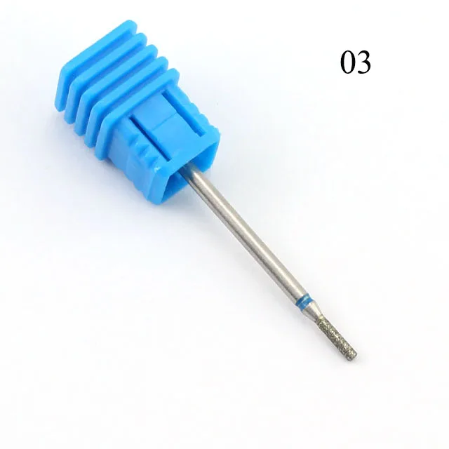 1PC Diamond Nail Drill Bit Milling Cutter For Manicure Electric Machine Cutticle Remove Files Nail Polish Burr Nail Art Tools - Цвет: 3