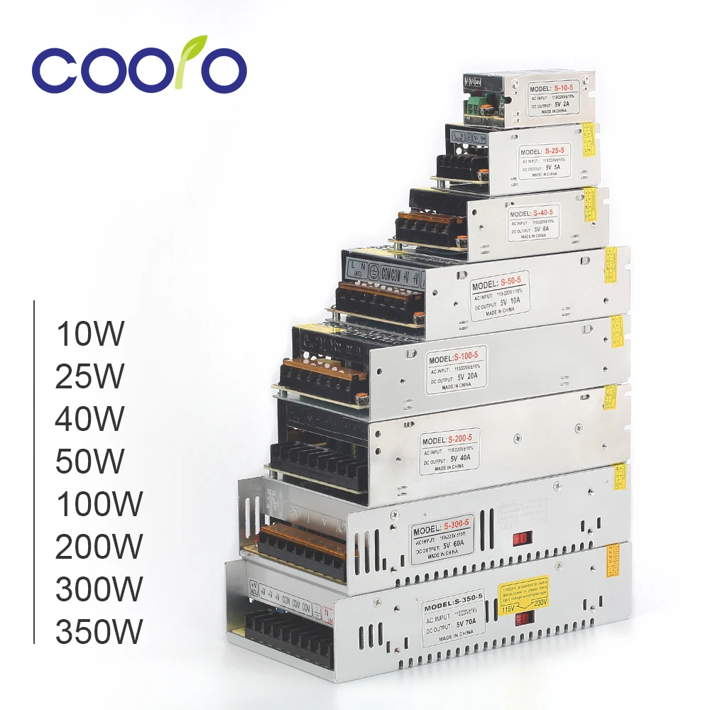 LED Driver DC5V Lighting Transformer Power Adapter For