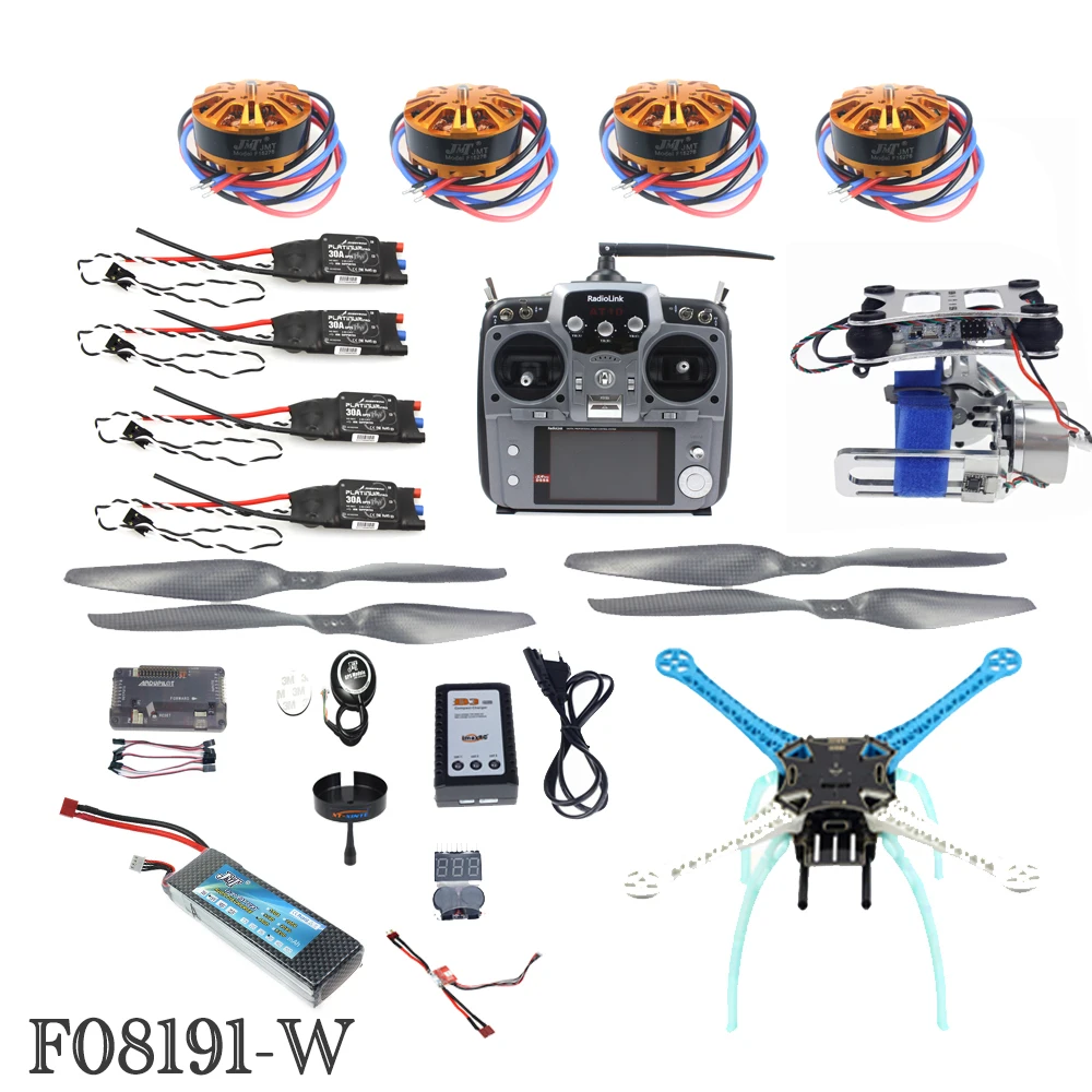 DIY RC Дрон разборка 2 4G 10ch Квадрокоптер 500 мм S500 PCB APM2.8 Контроллер полета M8N GPS Gimbal