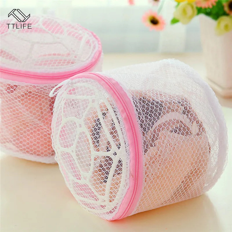 

TTLIFE Lingerie Washing Home Use Mesh Clothing Underwear Organizer Washing Bag Useful Mesh Net Bra Wash Bag zipper Laundry Bag