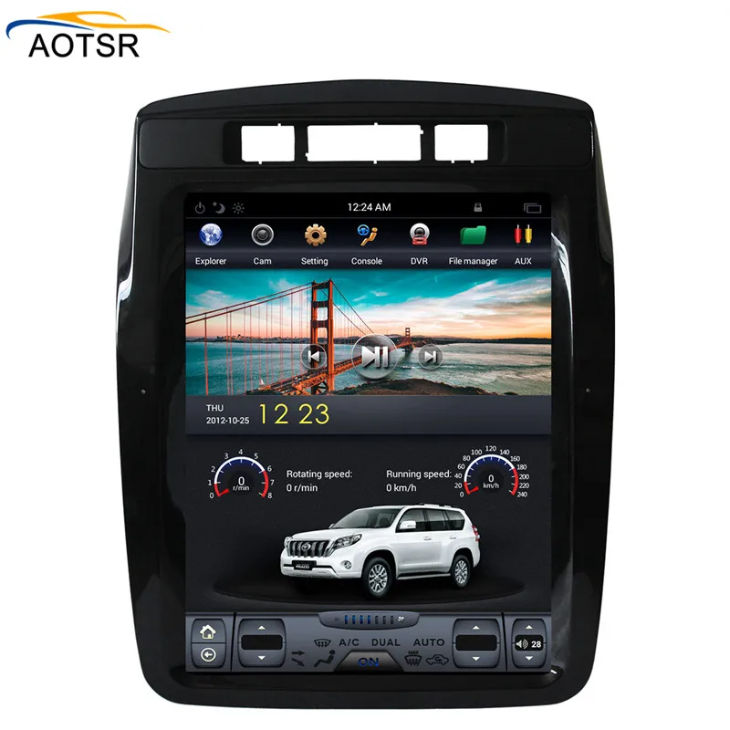 Flash Deal Tesla Style BIG Screen Android 7.1 car gps navigation head unit For Volkswagen/VW Touareg 2010+ car radio stereo free map no dvd 4