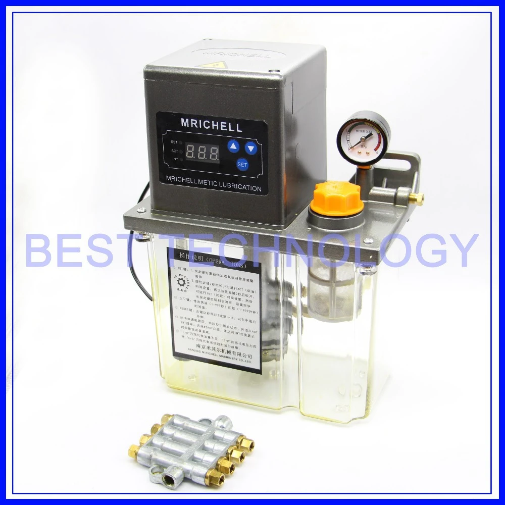 2L 220V AC Electric Auto Lubrication Pump CNC Engraving Router machine
