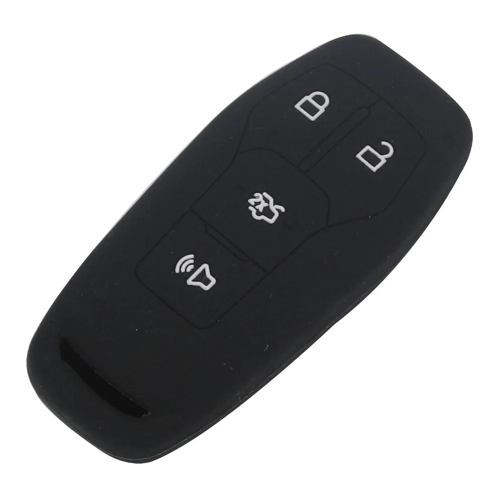 Keyforkess 30 pz/lotto Smart Keyless copertura del Silicone per FORD Mustang Fusion Explorer bordo F-150 chiave a distanza caso Holder Bag 4 pulsante 7 1DSwarehouse9367